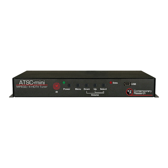 Contemporary Research ATSC-mini Product Manual