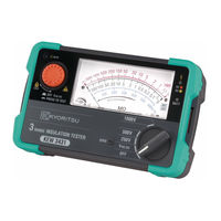 Kyoritsu Electrical Instruments Works KEW3431 Instruction Manual