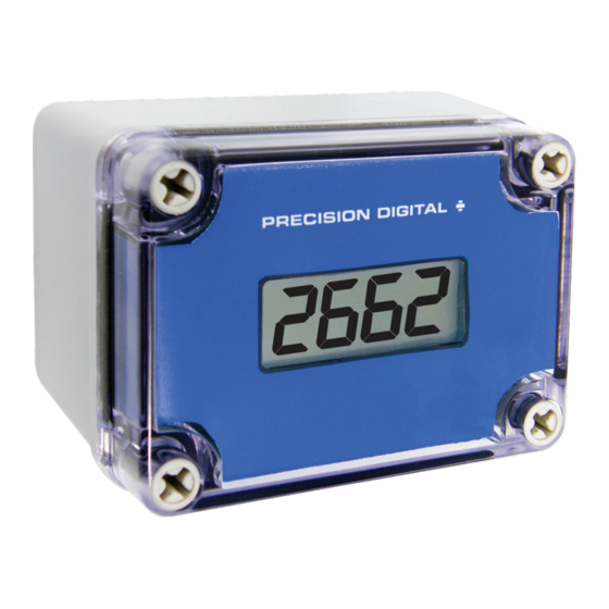 Precision Digital Corporation PD662 Quick Start Manual