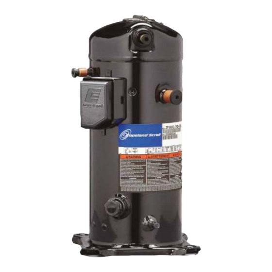 Emerson ZB15K Series Application Manuallines
