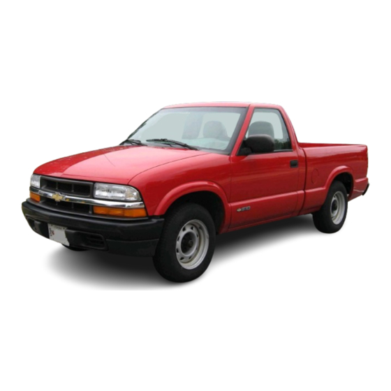 Chevrolet S10 1998 Manual