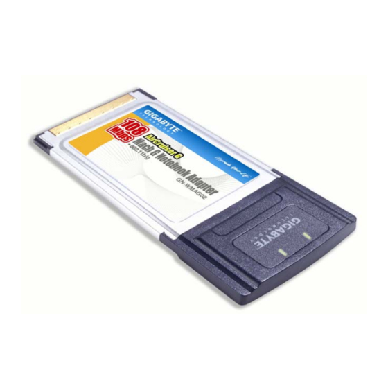Gigabyte GN-WM01GT User Manual