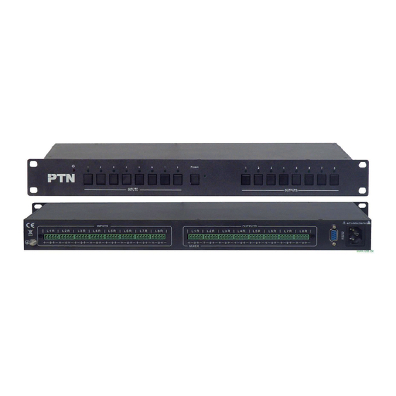 PTN MPA88 User Manual
