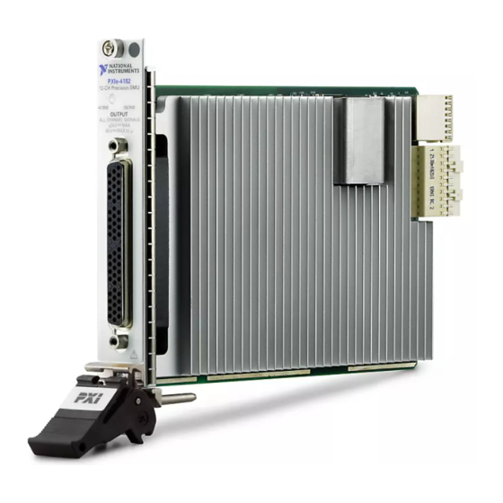 NI PXIe-416 Series User Manual