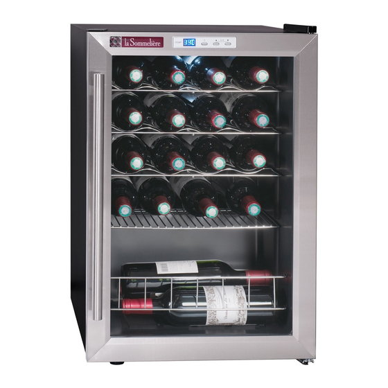 La Sommeliere ls20b Operating Instructions Manual