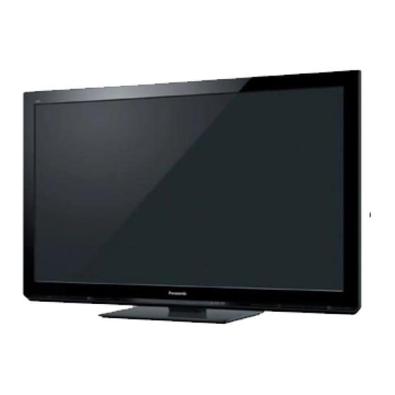 Panasonic TH-P50X30A Operating Instructions Manual