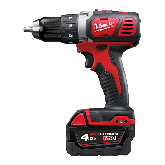 Milwaukee M18 BDD Original Instructions Manual