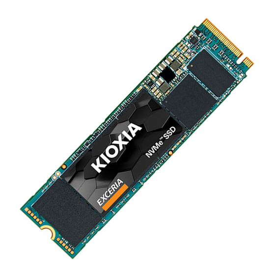 kioxia EXCERIA G2 Quick Start Manual
