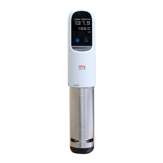 My Sous-Vide MY-101 Quick Start Manual
