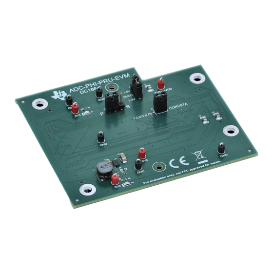 Texas Instruments ADC-PHI-PRU-EVM User Manual