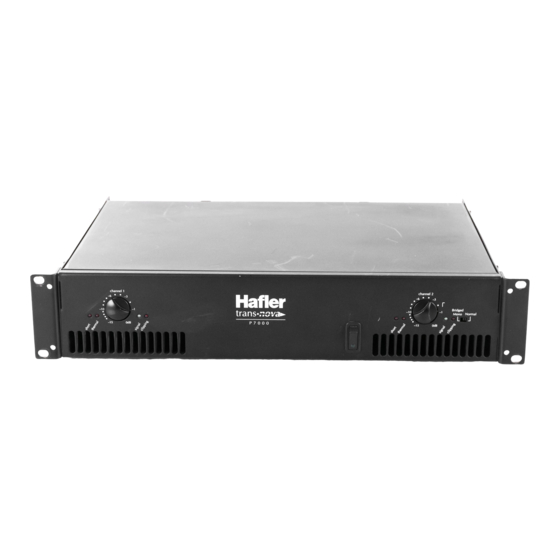 Hafler Trans Nova P7000 Specifications