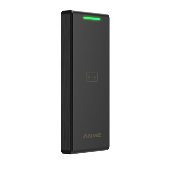 Anviz C2SR Quick Manual