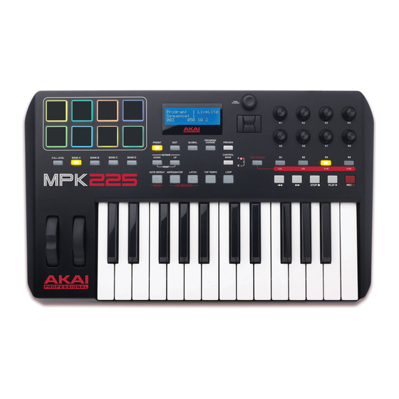 Akai MPK225 Service Manual
