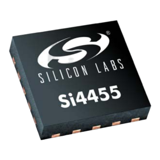 Silicon Laboratories Si4455 Manual