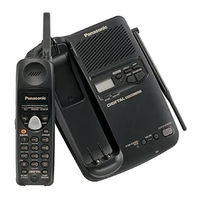 Panasonic KX-TC1503B - 900 MHz Digital Cordless Phone User Manual
