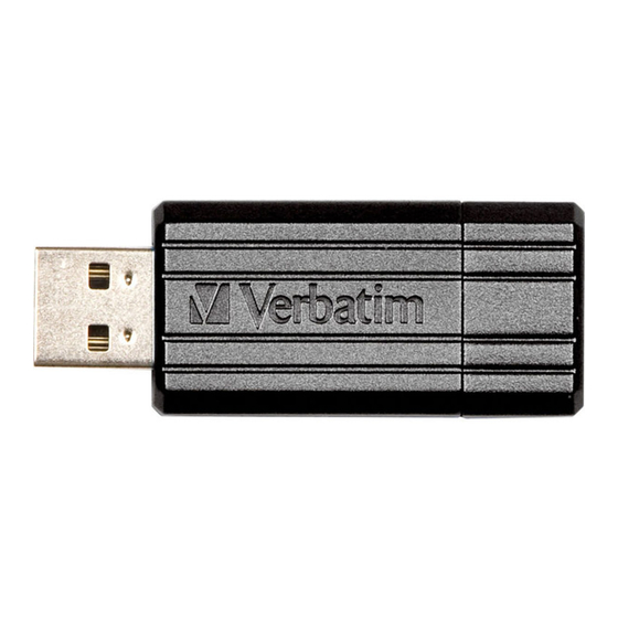 Verbatim Store 'n' Go Quick Start Manual