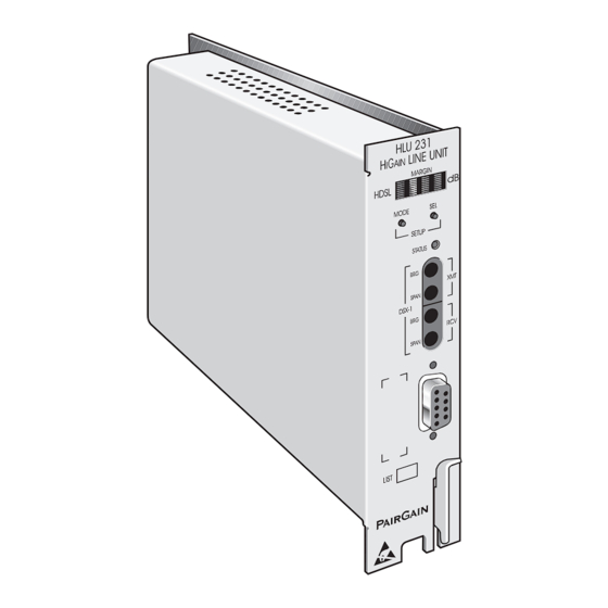 PairGain T1LIE044AA Quick Installation Manual