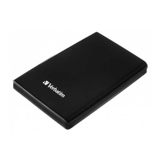 Verbatim Store ‘n’ Go Quick Start Manual