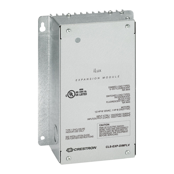 Crestron CLS-EXP-DIMFLV Installation Manual
