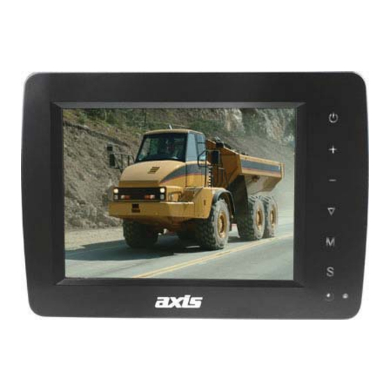 Axis MO5001WP Instruction Manual
