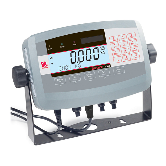 OHAUS 5000 Series User Manual