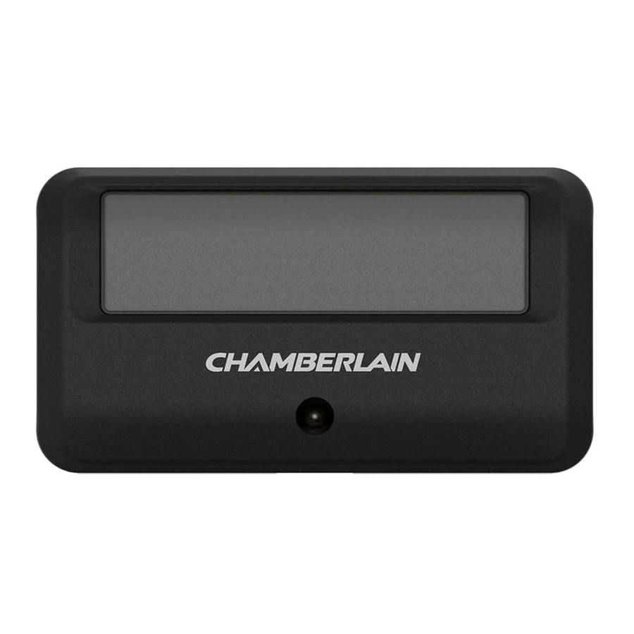 Chamberlain 950EV Quick Start Manual