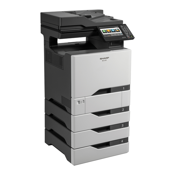 Sharp MX-C507F Office Printer Photocopier Manuals