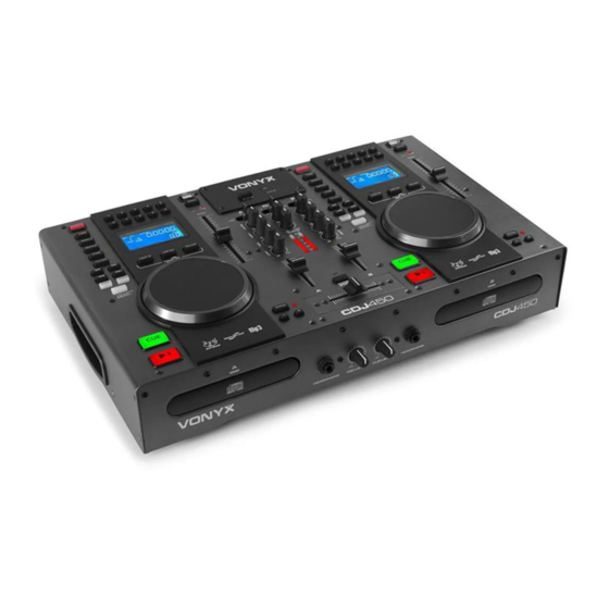 Vonyx CDJ450 Manuals