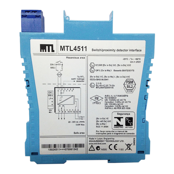 MTL MTL4500 Series Instruction Manual