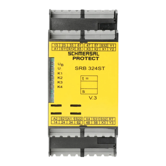 schmersal SRB 324ST V.3 Operating Instructions Manual