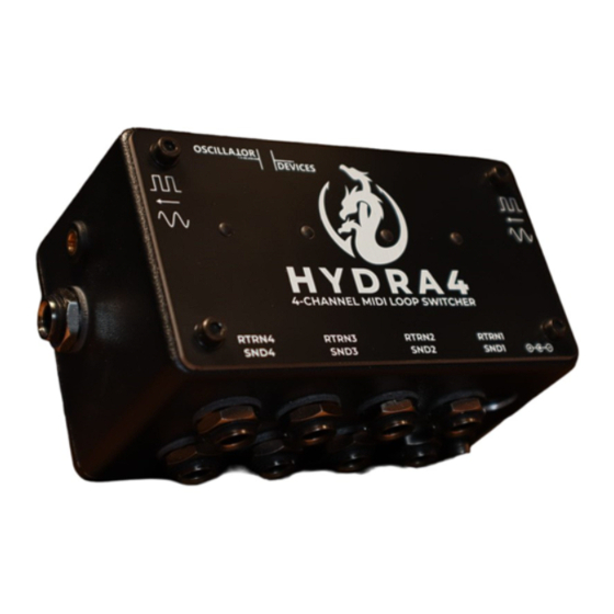 OSCILLATOR DEVICES HYDRA Quick Start