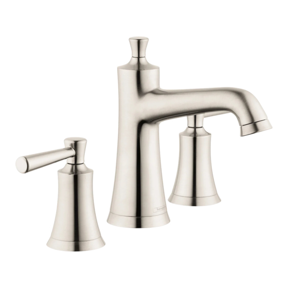 Hans Grohe Joleena 04774 0 Series Installation/User Instructions/Warranty