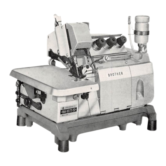 Brother Industries MA4-B972C Instruction Manual