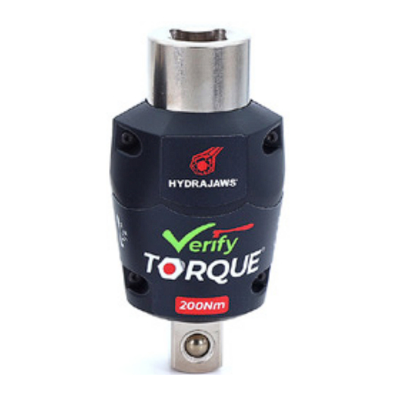 Hydrajaws Verify TORQUE 010-004 Quick Start Manual