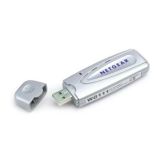 NETGEAR WG111v3 - 54 Mbps Wireless USB 2.0 Adapter Installation Manual