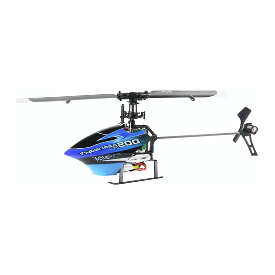 XciteRC Flybarless 3D 200 Toy helicopter Manuals