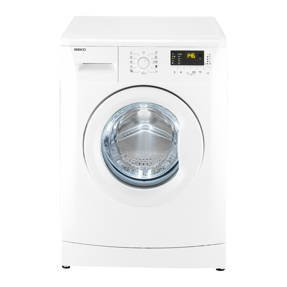Beko WMB 71031 Front-load washing machine Manuals
