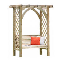Zest 4 Leisure Meridian Pergola Seat Assembly Instructions Manual