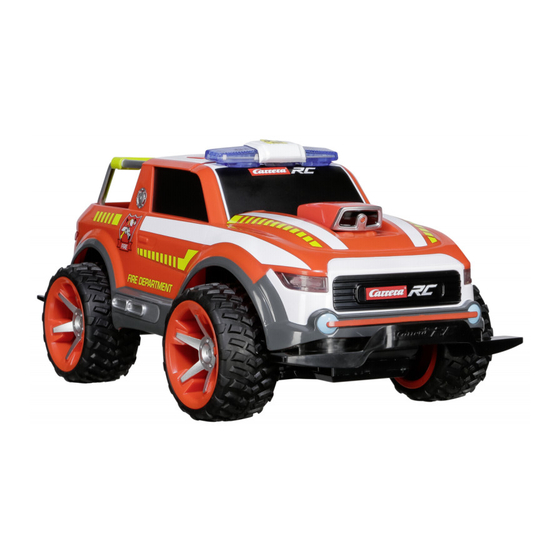 Carrera Fire Fighter Watergun  370142035 Quick Start Manual