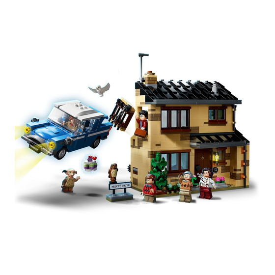 Glow Bricks HarryPotter 4 Privet Drive Lego 75968 Installation Manual