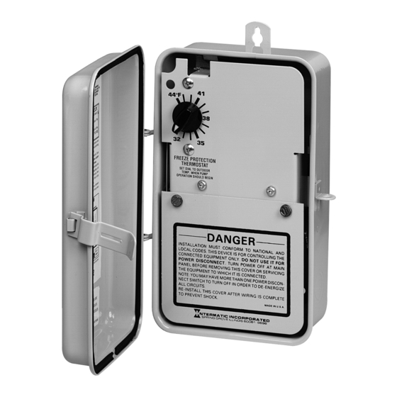 Intermatic PF1102 Installation, Operation & Service Manual
