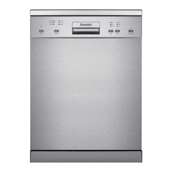 Baumatic BDW603SS1 User Manual