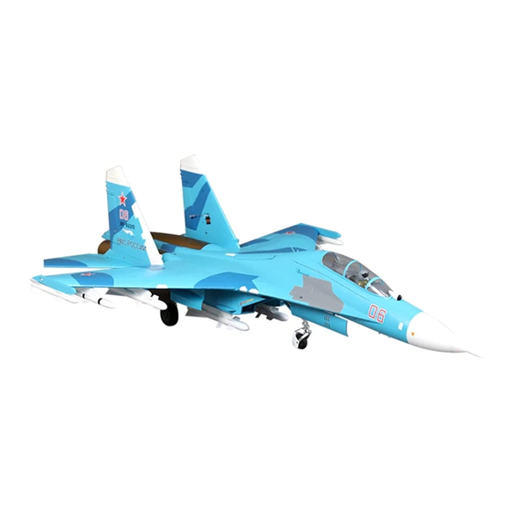 FMS Twin 70mm Su-27 Instruction Manual