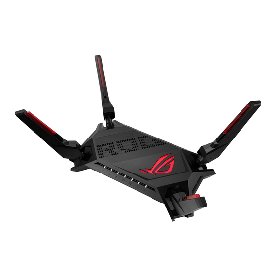 Asus ROG RAPTURE GT-AX6000 Quick Setup Manual