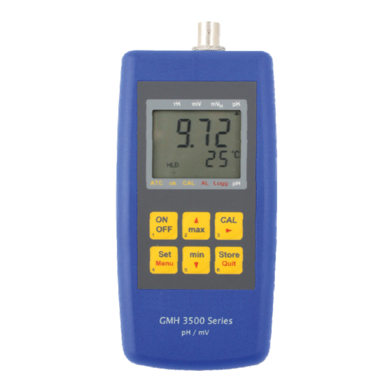 GREISINGER GMH 3500 Series Manuals