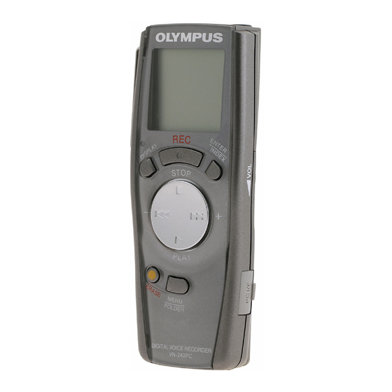 Olympus VN-120PC Mode D'emploi