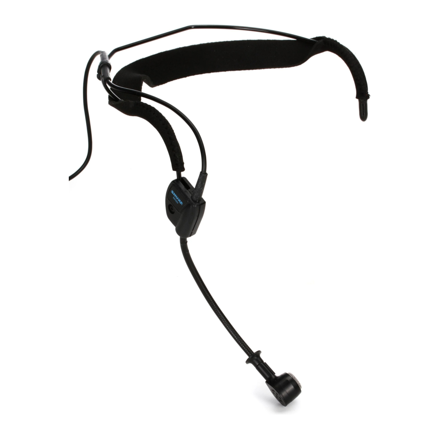 Shure WH20 Manual