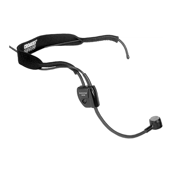 Shure WH20 User Manual