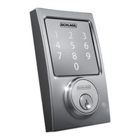 Schlage SENSE Installation Instructions Manual