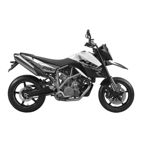 KTM 990 SupermotoR Manuals